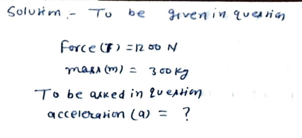 Physics homework question answer, step 1, image 1